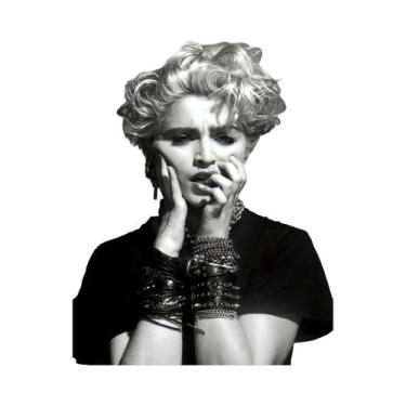Imagem de Madonna Preto E Branco Vintage Lona Arte Da Parede Sexy Cantor Atriz Á