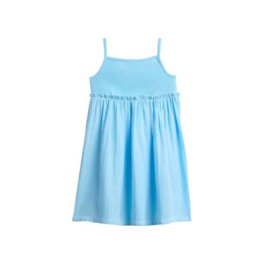 Imagem de GAP Vestido de malha para bebês meninas, Azul cloro, 6-12 Meses