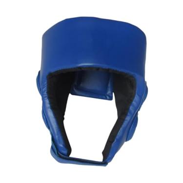 Imagem de Colaxi Capacete de Boxe Proteção Total para MMA E Taekwondo, com Cobertura para Testa E Ouvidos, Azul infantil