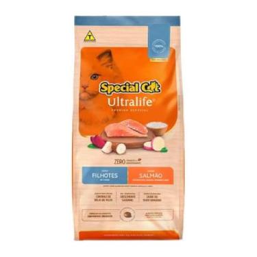 Imagem de Ração Special Cat Gatos Filhotes Sabor Salmão 20Kg