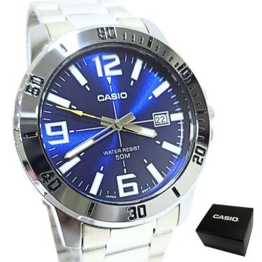 Imagem de Relógio Casio Masculino Analógico Prateado Collection MTP-VD01D-2BVUDF