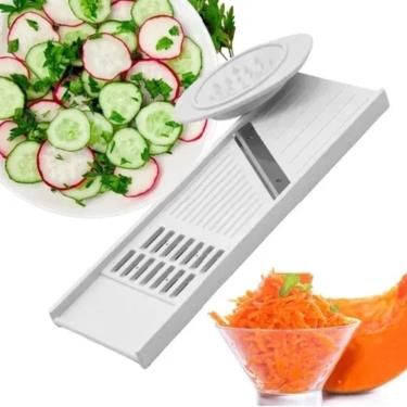 Imagem de Cortador Fatiador Ralador de Legumes Fruta Queijo Batata Salada Keita Saquinho 25 Cm - PANAMI
