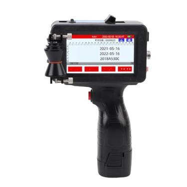 Imagem de FTVOGUE Impressora a Jato de Tinta de 12,7 Mm, Tela de Toque de 4,3 Polegadas, Máquina de Codificação Portátil Com CPU Quad Core, Design Ergonômico para (Plugue dos EUA 100-240V)