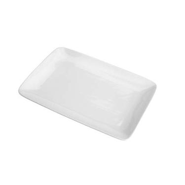 Imagem de TRAVESSA DE PORCELANA LISA BRANCA 35,5X24cm