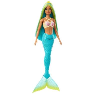 Imagem de Boneca Barbie - Sereia Mundo Da Fantasia - Calda Azul MATTEL
