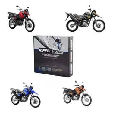 Imagem de Kit Relação Xtz150 Crosser C/ Retentor Riffel 