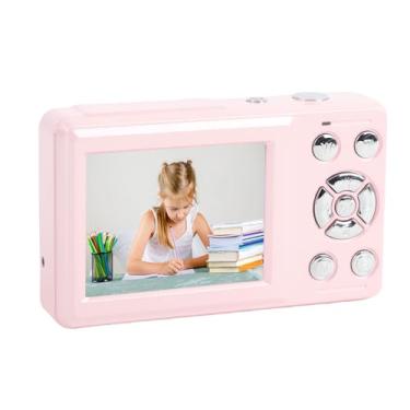 Imagem de GOWENIC Câmera Digital 4K 4K de 64MP, Câmera de Bolso Inteligente de Foco Automático, Zoom Digital 18x, Tela de TFT de 2,4 ", Anti Shake, para Casamento de Festa de Viagem (Rosa)
