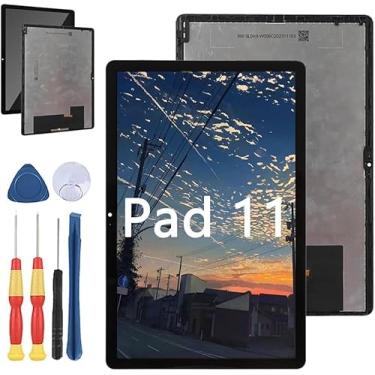 Imagem de Yuxyiony Nova tela de substituição para tela LCD Hotwav Pad 11 tela de reparo e acessórios de ferramenta de substituição (com a moldura)