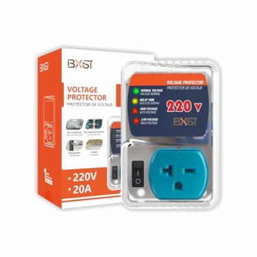 Imagem de BXST One Outlet Plug Protetor de Tensão Protetor de Tensão para Casa Protege Contra Alta e Baixa Tensão Protetor de Sobretensão para Frigoríficos 220V (1 Pacote)