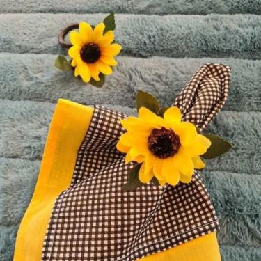 Imagem de Kit 10 Anéis Porta Guardanapo Argola Prendedor Mesa Posta - Criarte Op