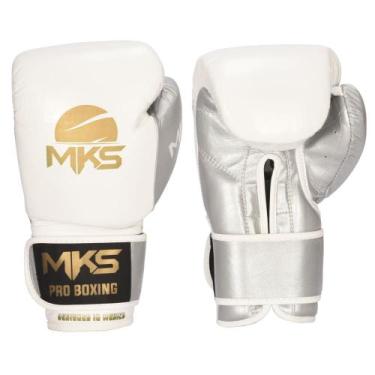 Imagem de Luva de Boxe MKS Pro Boxing Designed in Mexico em Couro com fechamento