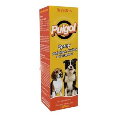 Imagem de Spray Antipulgas-Carrapatos Cães Pulgol 120ml Vetbras