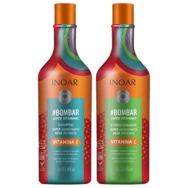 Imagem de Kit inoar bombar shampoo 1l condicionador 1l