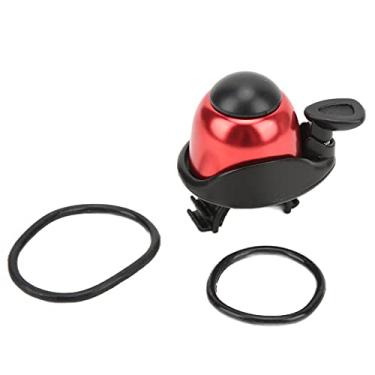 Imagem de Grcfumo Sino de alarme de bicicleta, sino de anel de bicicleta de alumínio do guidão de ciclismo, sino de bicicleta de som nítido e nítido para adultos para crianças (Red)