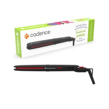 Imagem de Prancha Alisadora De Cabelo Cadence Rouge Style Bivolt Cor Preto 110v/