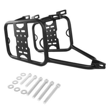 Imagem de Xitomer Racks de suporte para alforje, apto para KLR650 2022 2023 KLR650, suportes para motocicletas, suporte lateral para sela