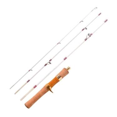 Imagem de Vara de Pesca de Viagem Vara de pesca macia e ultraleve, 1,4 m, quatro seções, portátil, fluxo viagem, fibra vidro, vara truta