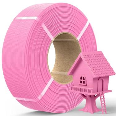 Imagem de JAYO Refil rápido PETG 1,75 mm rosa 1,1 kg, filamento de impressora 3D de impressão rápida para carretéis reutilizáveis, compatível com Bambu Lab, acabamento fosco suave, forte e resistente a