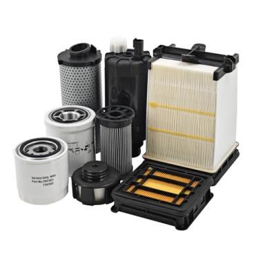 Imagem de 7295568 Kit de filtro de manutenção de 1000 horas 8 peças serve para Bobcat T450 T550 T590 T595 S450 S510 S530 S550 S570 S590 S595; 7414581 (versão nova) 7023368 589 7 286322 7221934 6727475 7343102