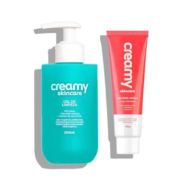 Imagem de Kit Creamy Gel de Limpeza Facial 200ml + Hidratante Facial Calming Cream 40g