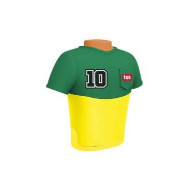 Imagem de Apontador Duplo Com Depósito e Borracha Player TRIS, Verde e Amarelo