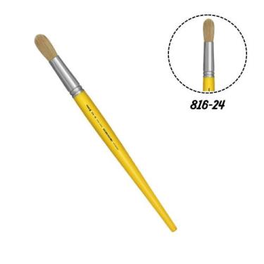 Imagem de Pincel Redondo 816-24 Cerda Branca Tigre