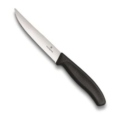 Imagem de Faca de mesa 23cm para carnes lâmina serrilhada 12cm Victorinox 6.7933