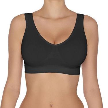 Imagem de Top Hanes Alças Largas sem Costura 5762 Preto, Preto, P