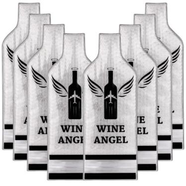 Imagem de Conjunto de sacolas de vinho AOZITA reutilizáveis para viagens com pro