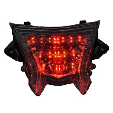 Imagem de Lente fumê luzes traseiras LED de motocicleta luz traseira de freio com indicadores de luz de seta integrados para BMW 2010-2016 S1000RR, 2010-2016 HP4,2014-2016 S1000R