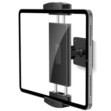 Imagem de NINEFATICS Suporte de parede para iPad, suporte de parede para tablet com ajuste de 360° para iPad, iPhone, Kindle Fire HD,