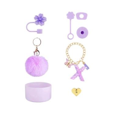 Imagem de Conjunto De Acessórios Para Copo Stanley Cup 8 Peças: Tampa De Silicon