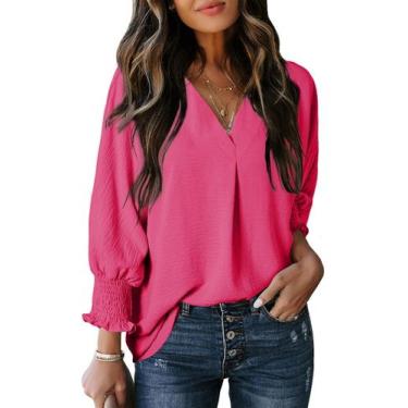 Imagem de Top Dokotoo Fashion Primavera Verão 2025 com decote em V para mulheres