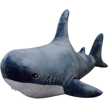 Imagem de HUOGUO Creative New Shark Doll Almofada de pelúcia para tubarões (39 p