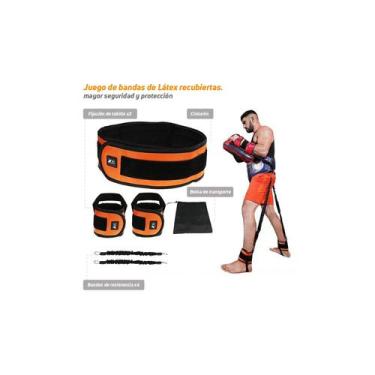 Imagem de Conjunto de pulseiras de MMA com 2 faixas de látex de 150 libras para 