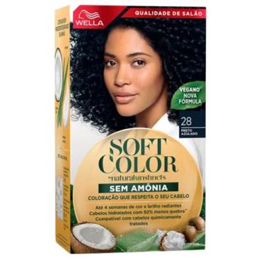 Imagem de Kit Tintura Soft Color Preto Azulado 28 Soft Color