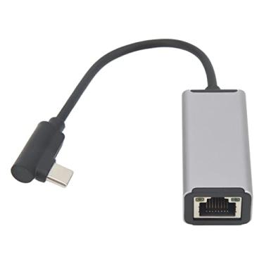 Imagem de Generic TIPO C para Conversor Rj45, Plugue e Reproduzir USB C Adaptador Ethernet Sinal Estável para Notebooks para Telefones