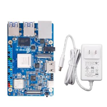 Imagem de Orange Pi Computador de placa única RV 2GB LPDDR4 RISC-V com processador StarFive JH7100 4-Core 64-Bits, Wi-Fi 5.0/Bluetooth 5.0, placa de desenvolvimento executada Linux/Debian (4 GB + fonte de