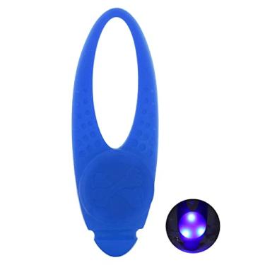 Imagem de Pssopp Dog Collar Light impermeável LED Dog Safety Lights para passeios noturnos Running Pet, camping, bicicleta (azul)