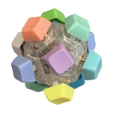 Imagem de Luwecf Mini Clicker de Teclado, Ferramenta Sensorial para Engajamento No Trabalho E Aprendizado, Multicolorido