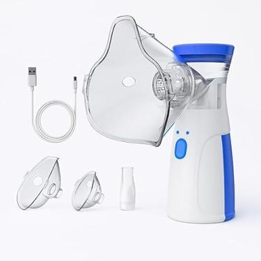 Imagem de Nebulizador Portátil Mini Inalador Silencioso Ultra-sônico Automático para Adultos e Crianças