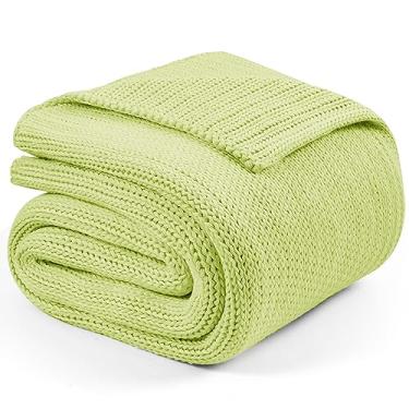 Imagem de L'AGRATY Cobertor pesado de malha – 122 cm x 182 cm 9 kg cobertor pesado de malha grossa para adultos trançado de crochê fio grosso decorativo sem contas uniformemente ponderado lavável na máquina