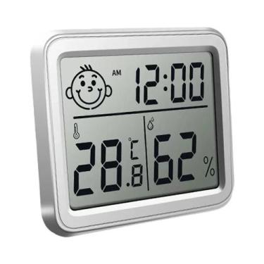 Imagem de Termômetro Digital Bluetooth Interno Medidor De Umidade Sensor De Temp