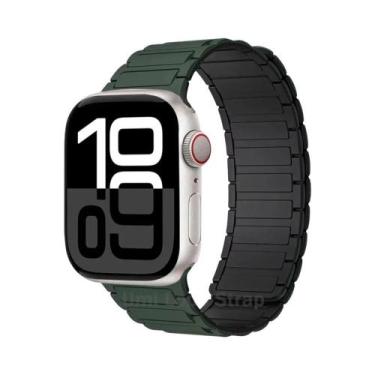 Imagem de Pulseira De Silicone Universal Para Apple Watch, Faixa Magnética Compa