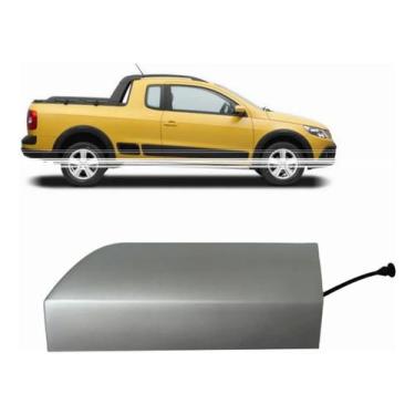 Imagem de Acabamento Spoiler Lateral Traseiro Saveiro Cross G6 2011 2012 2013 20