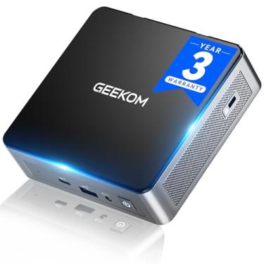 Imagem de GEEKOM [DDR5 de alta velocidade] Mini PC Air12 | Intel N150 de 13ª geração | DDR5 de 16 GB | SSD NVMe de 512 GB | Tela tripla 8K @ 120Hz | HDMI 2.0+DP 1.4 | 6 X USB | Slot SD 4.0 | Ventilador grande |