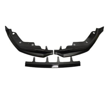 Imagem de Kit de proteção para para-choque estilo MP com 3 peças, spoiler, difusor e protetor de para-choque compatível com BMW G20 G21 M-Pack 320i M340i XDrive 2019-2022, preto brilhante(Gloss Black)