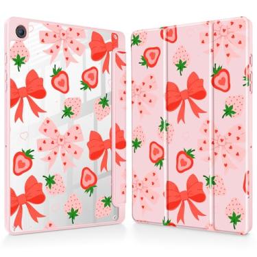 Imagem de Tuiklol Para Galaxy Tab A9 + /A9 Plus 27.9 cm 2023, suporte para caneta S com capa protetora transparente, capa traseira transparente, despertar/hibernar automaticamente, tablet Samsung Tab A9 Plus