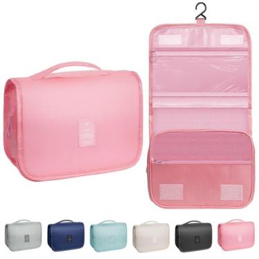 Imagem de Bolsa de higiene YEMEDA Travel Waterproof com gancho 230mL rosa