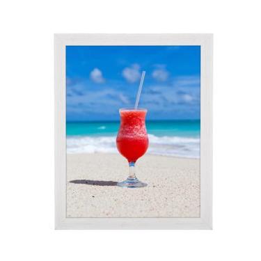 Imagem de Porta-retratos JDZIVTOP branco rústico de acrílico de 10 x 12 polegada